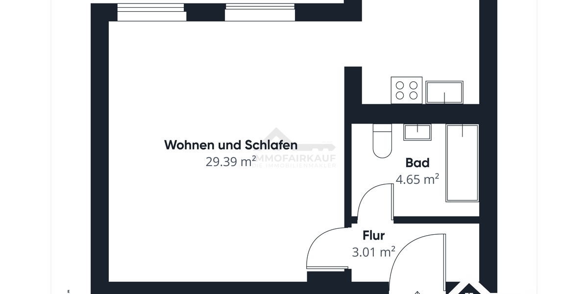 Solide Kapitalanlage mit laufenden Mieteinnahmen in Magdeburg - Etagenwohnung Magdeburg Magdeburg - Altstadt | Angebot:25717420