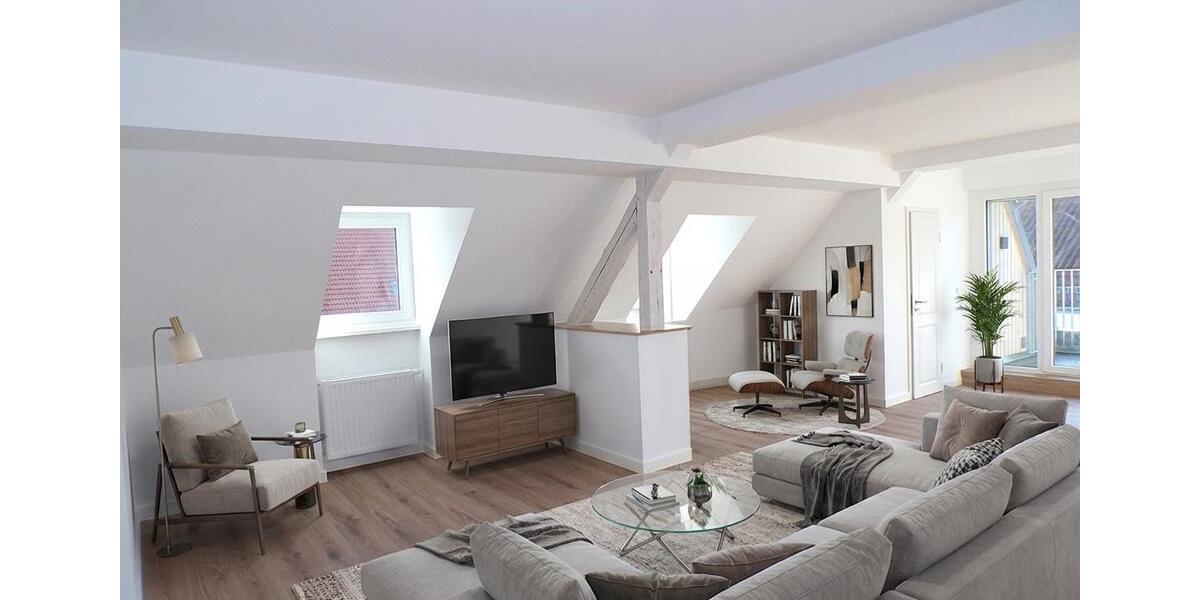 Dachgeschoßwohnung Magdeburg Nordwest - 4 Zimmer, 124 m&sup2;, 1.364&euro; | Angebot:24255460