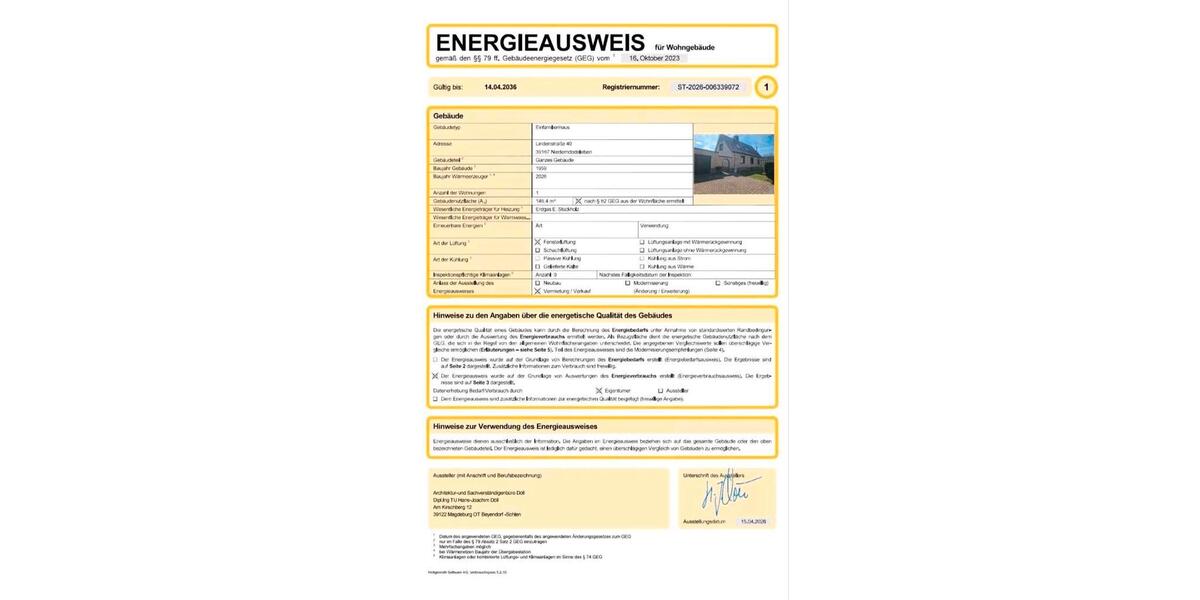 Einfamilienhaus Hohe Börde - 4 Zimmer, 122 m&sup2;, 387.000&euro; | Angebot:26212785