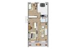 Etagenwohnung Magdeburg Alt Olvenstedt - 3 Zimmer, 69 m&sup2;, 514&euro; | Angebot:25751587