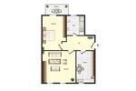 Dachgeschoßwohnung Calbe (Saale) - 2 Zimmer, 69 m&sup2;, 345&euro; | Angebot:26545365