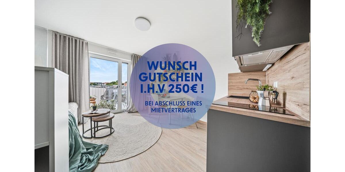 Alles drin! Strom, WLAN & 250€ Geschenk – Vollmöbliert & zentral 1 zimmer