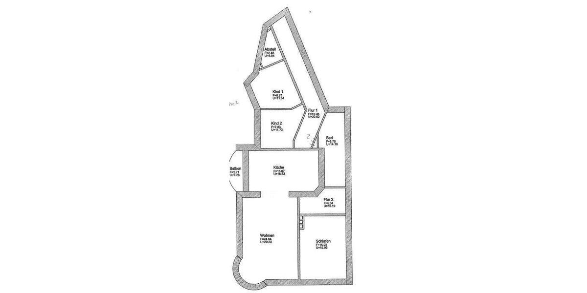 Etagenwohnung Magdeburg Leipziger Straße - 4 Zimmer, 102 m&sup2;, 900&euro; | Angebot:25792930