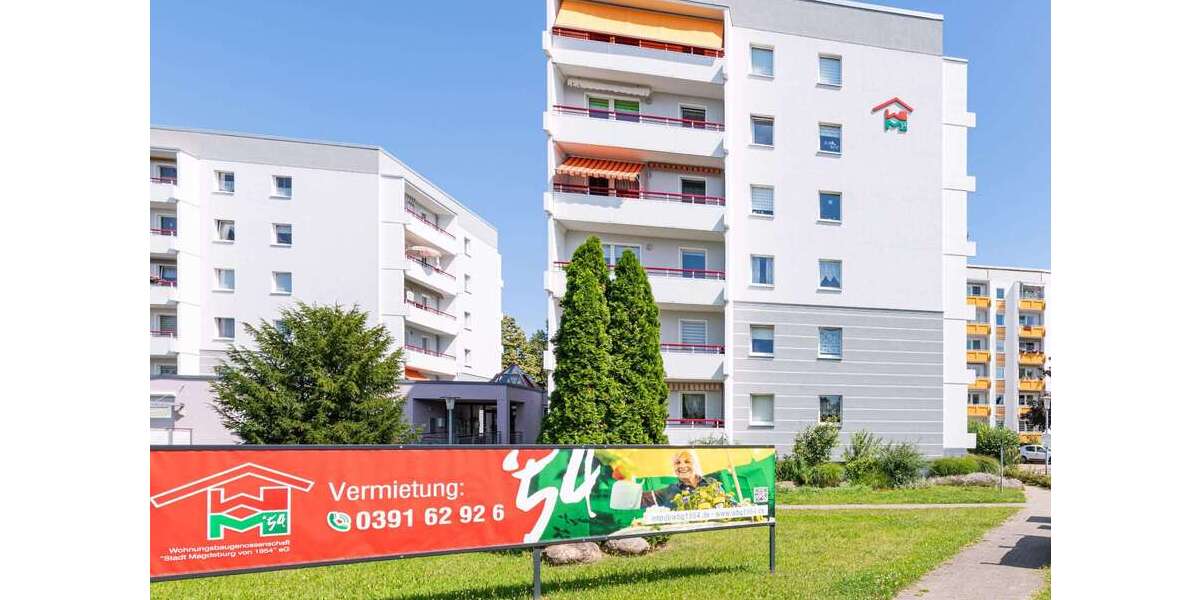 Etagenwohnung Magdeburg Alt Olvenstedt - 1 Zimmer, 35 m&sup2;, 245&euro; | Angebot:26030417