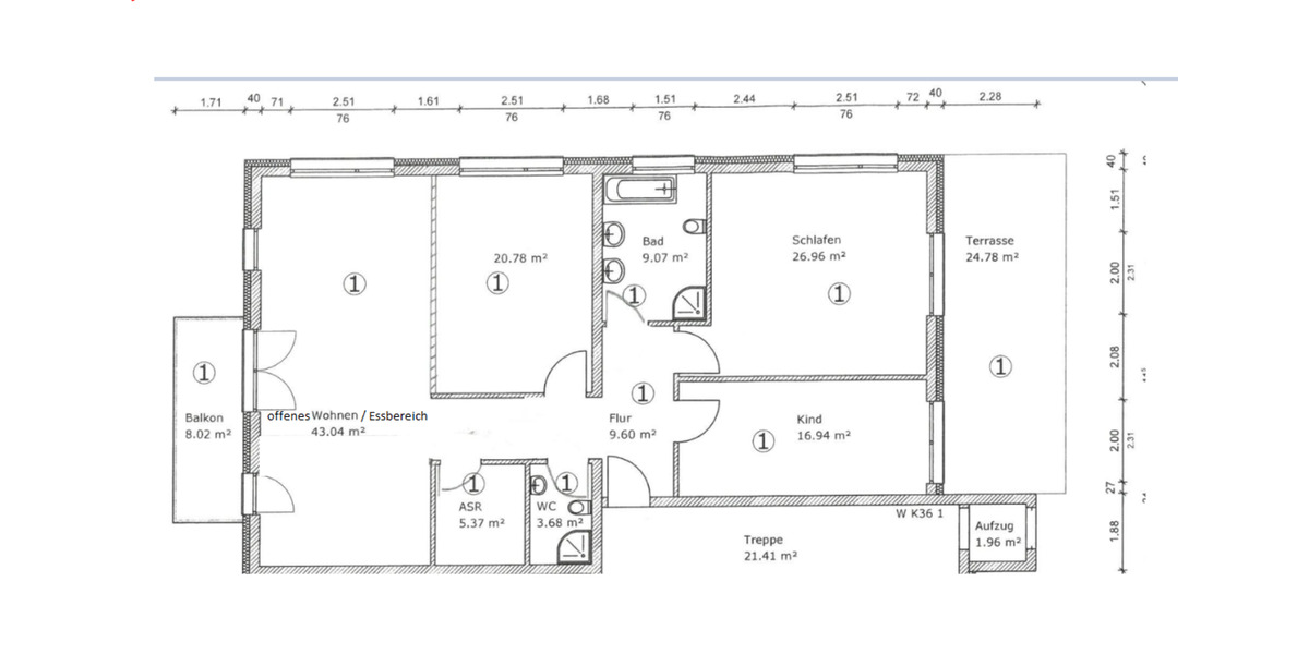 Etagenwohnung Magdeburg Beyendorf-Sohlen - 4 Zimmer, 140 m&sup2;, 1.799&euro; | Angebot:24319253