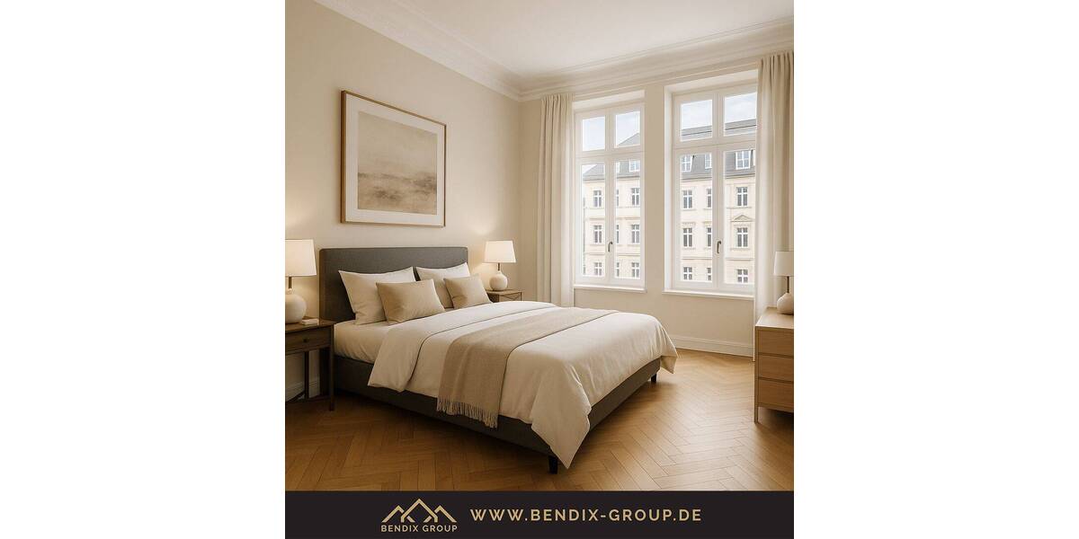 Schicke EG-Wohnung im sanierten Denkmal mit Balkon, moderner Technik & KfW-Förderung I Top Lage 2 zimmer