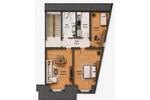 Dachgeschoßwohnung Magdeburg Alte Neustadt - 3 Zimmer, 66 m&sup2;, 400&euro; | Angebot:24771566