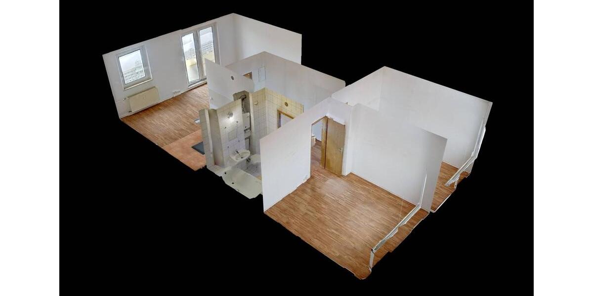 Etagenwohnung Magdeburg Hopfengarten - 3 Zimmer, 57 m&sup2;, 350&euro; | Angebot:24862409