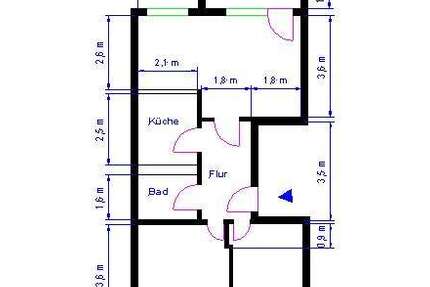 Wohnung Magdeburg Ottersleben - 3 Zimmer, 58 m&sup2;, 428&euro; | Angebot:27700292
