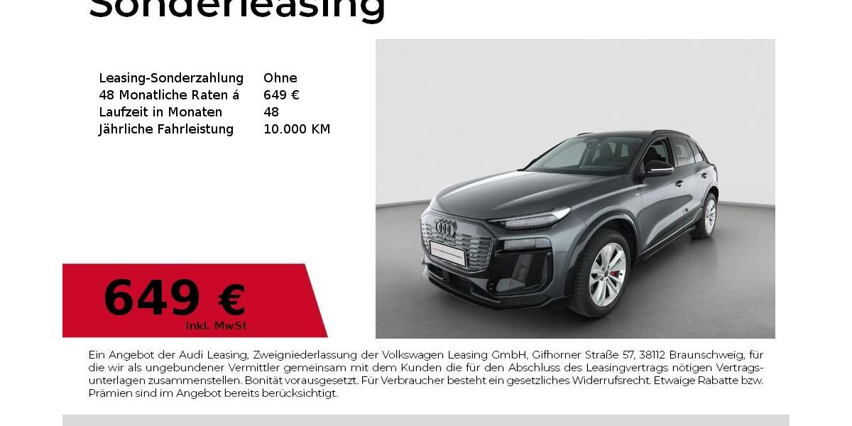 Audi Q6 e-tron 7.057 km 66.940 &euro; Magdeburg 39126