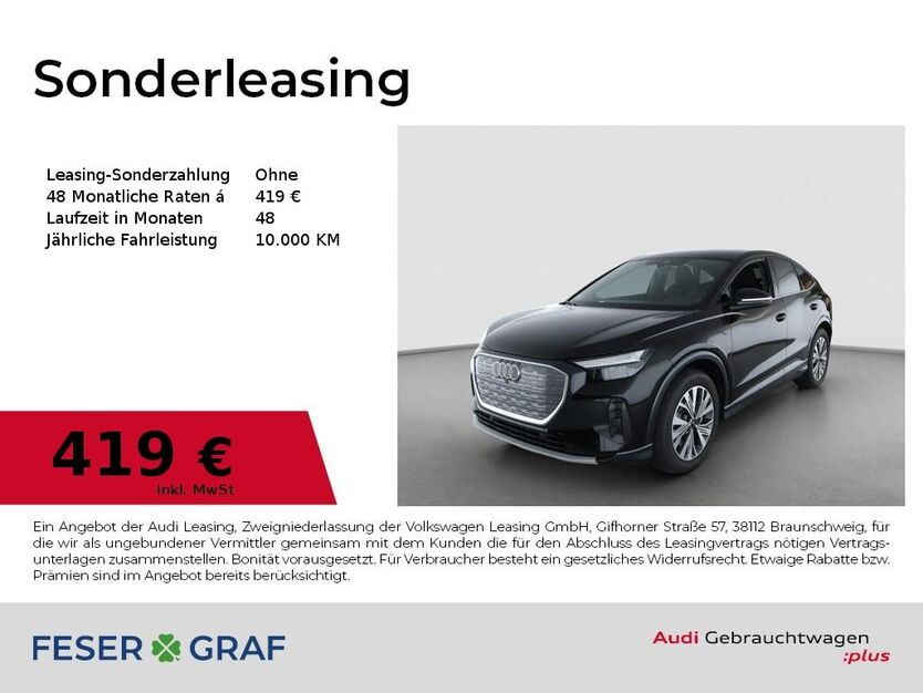 Audi Q4 8.133 km 44.990 € Magdeburg 39126