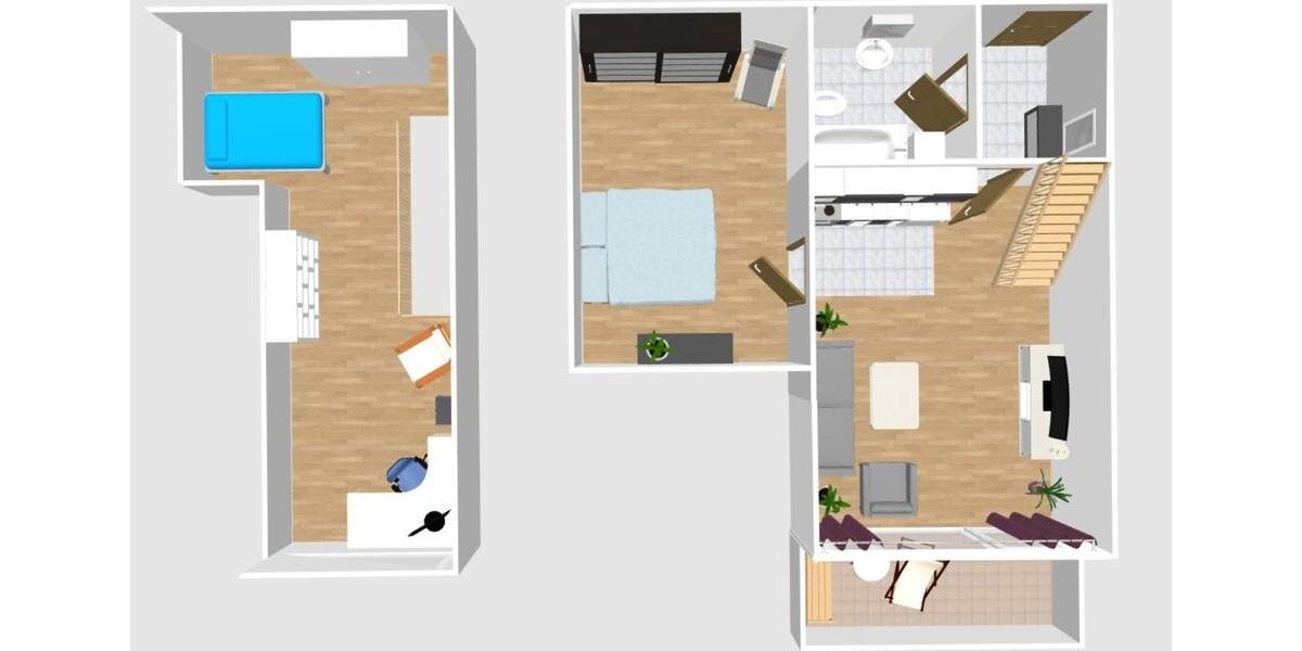 Maisonettenwohnung Bördeland - 3 Zimmer, 65 m&sup2;, 520&euro; | Angebot:24750567