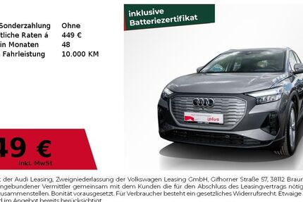 Audi Q4 e-tron 21.112 km 41.940 &euro; Magdeburg 39126