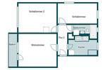 Etagenwohnung Magdeburg Stadtfeld Ost - 3 Zimmer, 63 m&sup2;, 110.000&euro; | Angebot:26542886