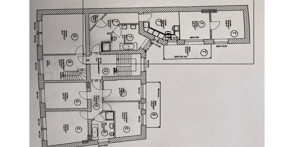 Etagenwohnung Magdeburg Alte Neustadt - 2 Zimmer, 55 m&sup2;, 130.000&euro; | Angebot:26766014