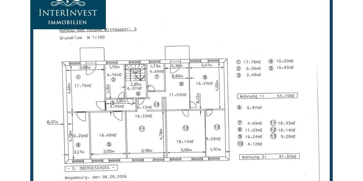 Mehrfamilienhaus, Wohnhaus Magdeburg Neue Neustadt - 870.000&euro; | Angebot:26569011