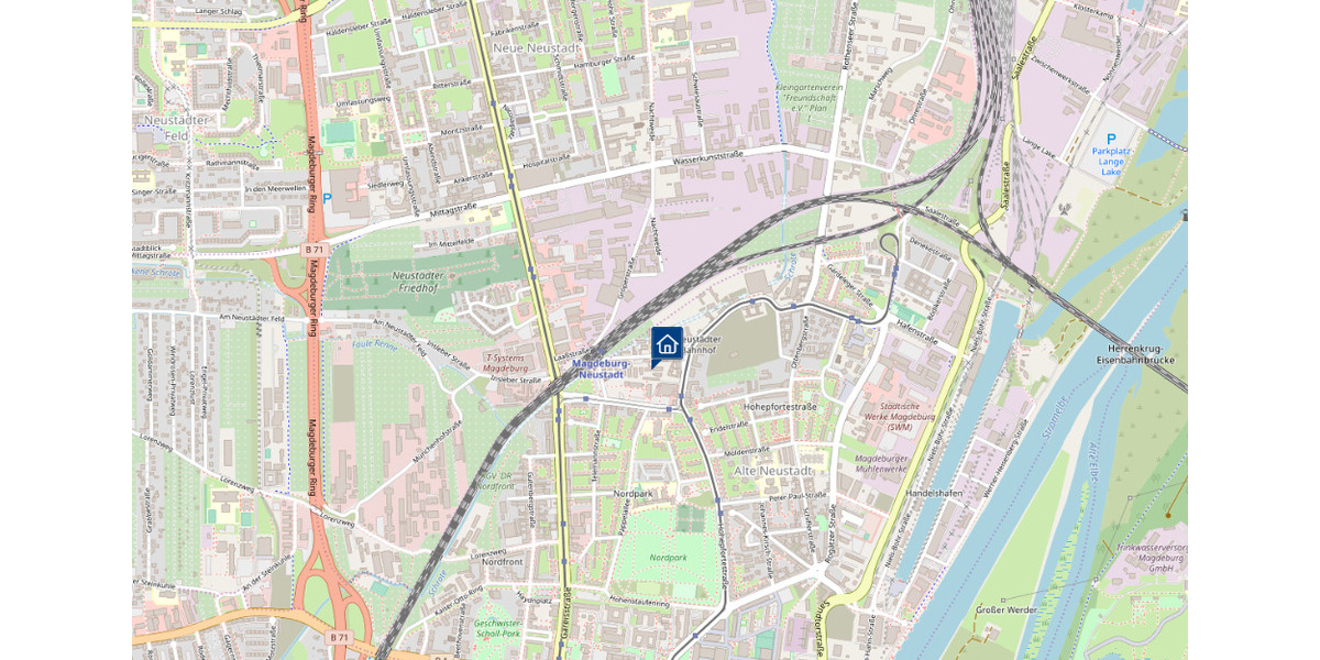 Maisonettenwohnung Magdeburg Alte Neustadt - 3 Zimmer, 83 m&sup2;, 700&euro; | Angebot:25431886