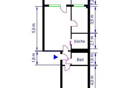 Wohnung Magdeburg Alt Olvenstedt - 3 Zimmer, 56 m&sup2;, 353&euro; | Angebot:25789825