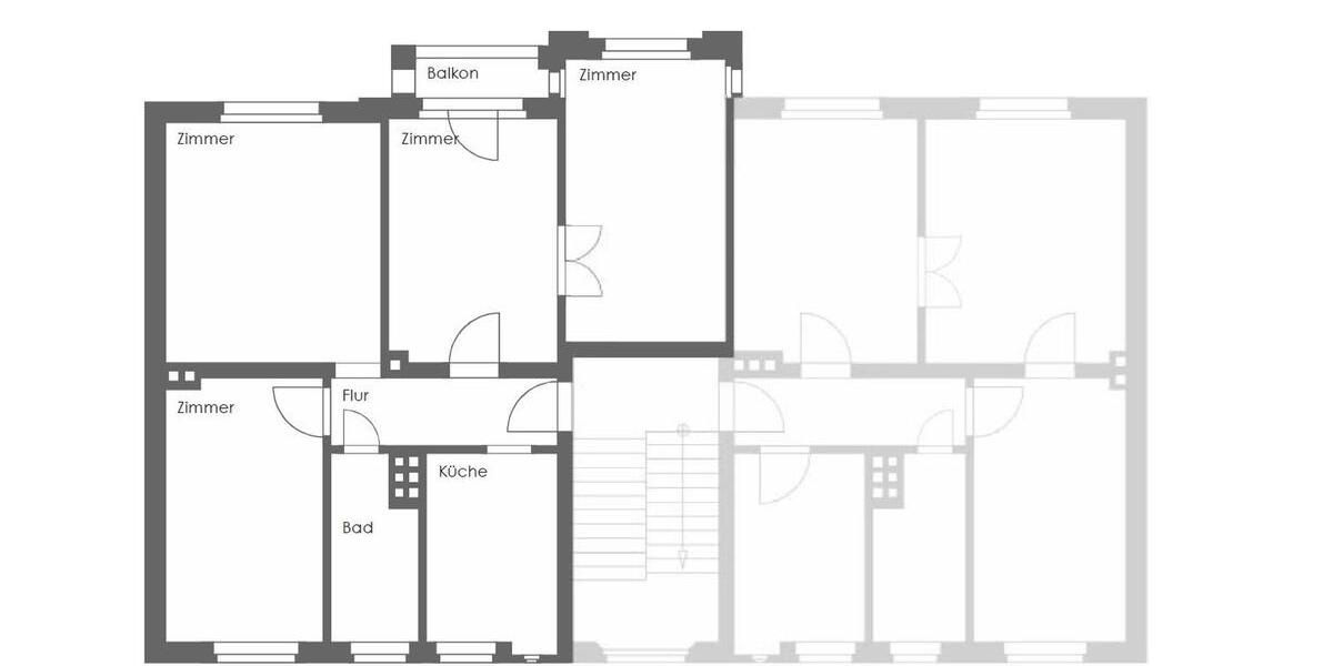 Etagenwohnung Magdeburg Brückfeld - 4 Zimmer, 78 m&sup2;, 852&euro; | Angebot:24148210
