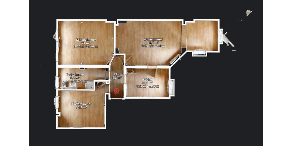 Erdgeschoßwohnung Magdeburg - 3 Zimmer, 95 m&sup2;, 750&euro; | Angebot:25990013