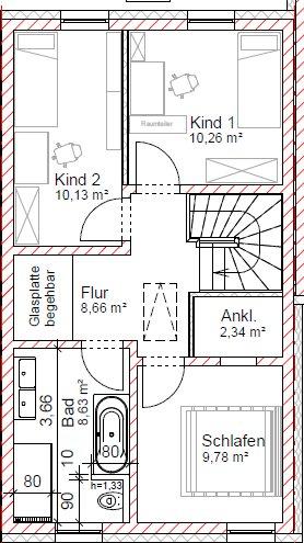 Reihenhaus Magdeburg Lemsdorf - 4 Zimmer, 101 m&sup2;, 353.500&euro; | Angebot:26643055