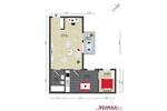 Dachgeschoßwohnung Magdeburg Leipziger Straße - 2 Zimmer, 55 m&sup2;, 450&euro; | Angebot:25974498