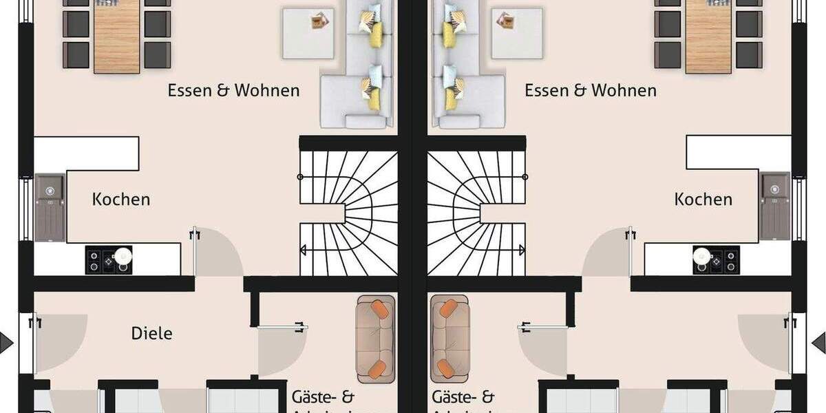 Doppelhaushälfte Barleben - 5 Zimmer, 127 m&sup2;, 390.500&euro; | Angebot:25707594