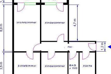 Wohnung Magdeburg Neustädter See - 3 Zimmer, 83 m&sup2;, 464&euro; | Angebot:27113498