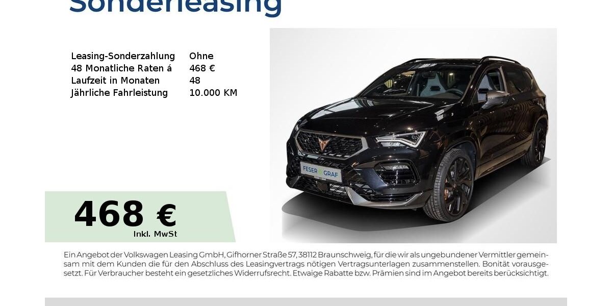 Cupra Ateca 2.500 km 46.780 &euro; Magdeburg 39118