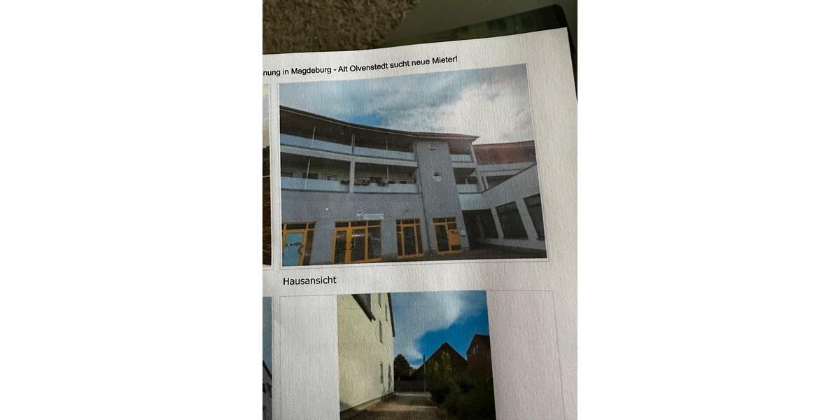 Etagenwohnung Magdeburg Alt Olvenstedt - 1 Zimmer, 42 m&sup2;, 499&euro; | Angebot:24245315