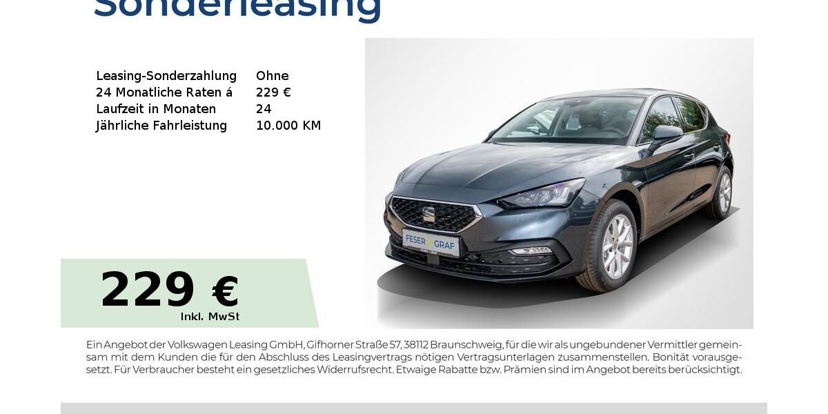 Seat Leon 7.500 km 27.780 &euro; Magdeburg 39118