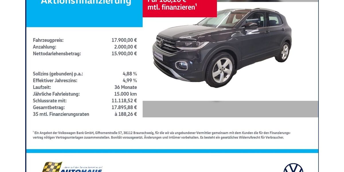VW T-Cross 51.461 km 17.900 &euro; Wanzleben-Börde OT Hohendodeleben 39164