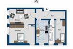 Etagenwohnung Magdeburg Brückfeld - 3 Zimmer, 77 m&sup2;, 463&euro; | Angebot:24584885