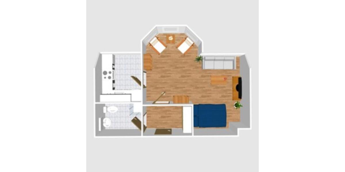 Etagenwohnung Bördeland - 1 Zimmer, 43 m&sup2;, 335&euro; | Angebot:23406398