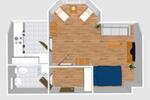 Etagenwohnung Bördeland - 1 Zimmer, 43 m&sup2;, 335&euro; | Angebot:23406398