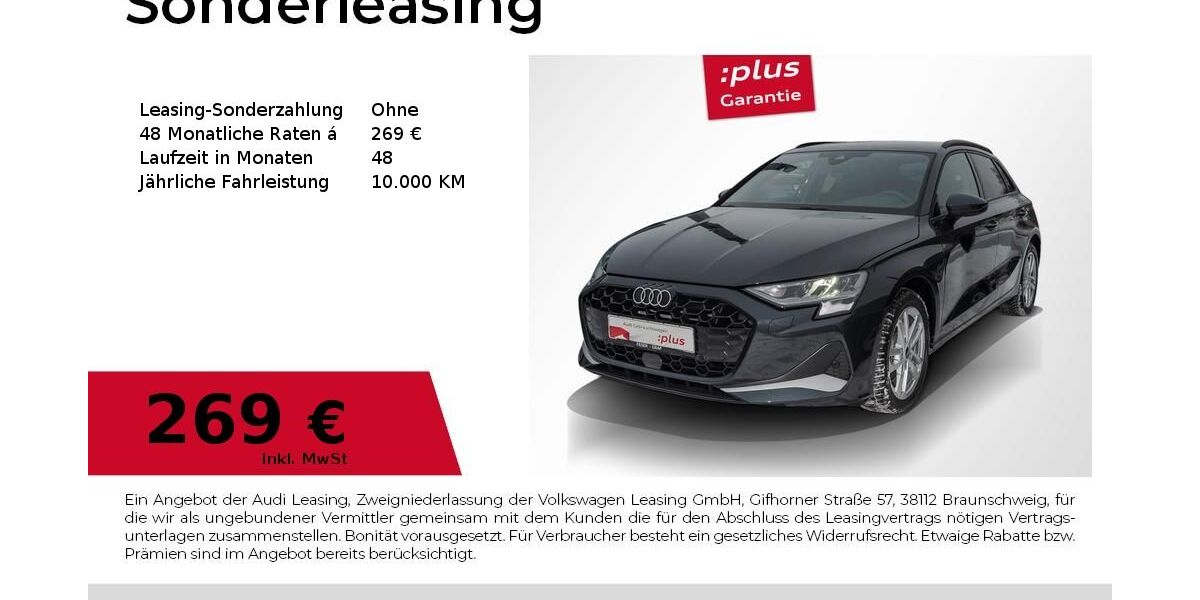 Audi A3 2.682 km 30.990 &euro; Magdeburg 39126