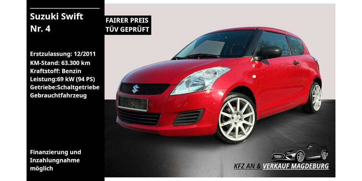 Suzuki Swift 63.300 km 5.990 &euro; Magdeburg 39118