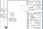Etagenwohnung Magdeburg Leipziger Straße - 1 Zimmer, 20 m&sup2;, 257&euro; | Angebot:25593214