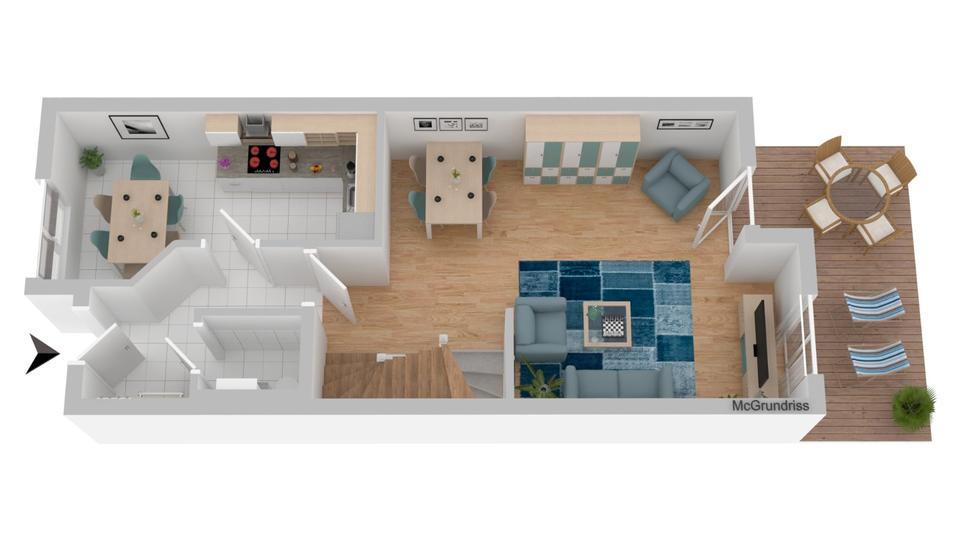 Reihenhaus Magdeburg Barleber See - 5 Zimmer, 85 m&sup2;, 1.290&euro; | Angebot:26577876