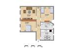 großzügige 3 Zimmer-Wohnung mit Einbauküche *ideal für WG oder Familien* - Appartement Magdeburg Sudenburg | Angebot:11214425