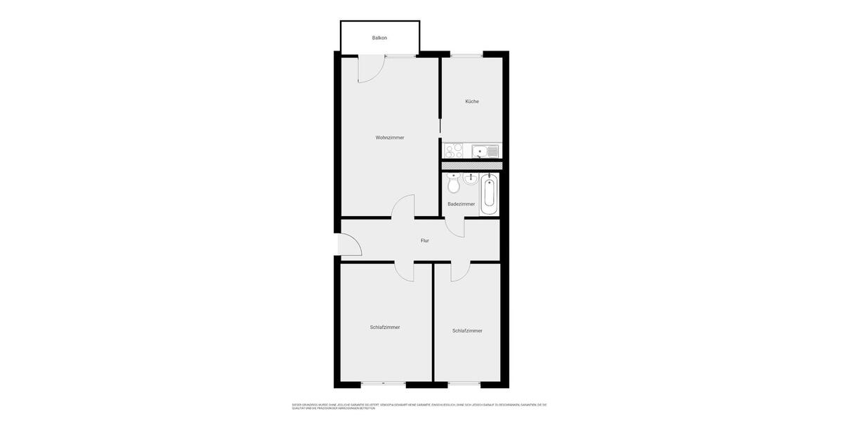 Etagenwohnung Magdeburg Alt Olvenstedt - 3 Zimmer, 68 m&sup2;, 450&euro; | Angebot:24750958
