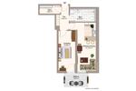 Etagenwohnung Magdeburg Diesdorf - 2 Zimmer, 59 m&sup2;, 425&euro; | Angebot:26097638