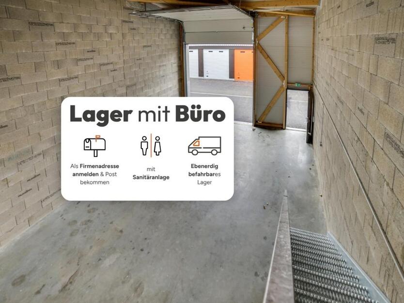 145m² Lager mit Büro | Gewerbefläche mieten in Magdeburg zimmer