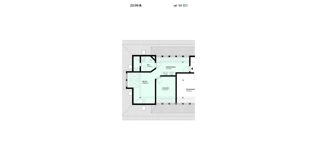 Dachgeschoßwohnung Schönebeck (Elbe) - 2 Zimmer, 69 m&sup2;, 1.500&euro; | Angebot:26091030