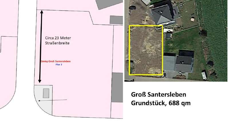 Grundstück zu verkaufen in Groß Santersleben 80.000 € 688 m²