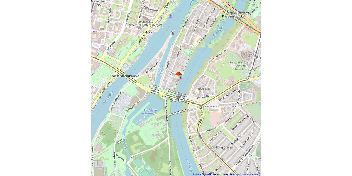 Etagenwohnung Magdeburg Werder - 2 Zimmer, 44 m&sup2;, 239.000&euro; | Angebot:21136490