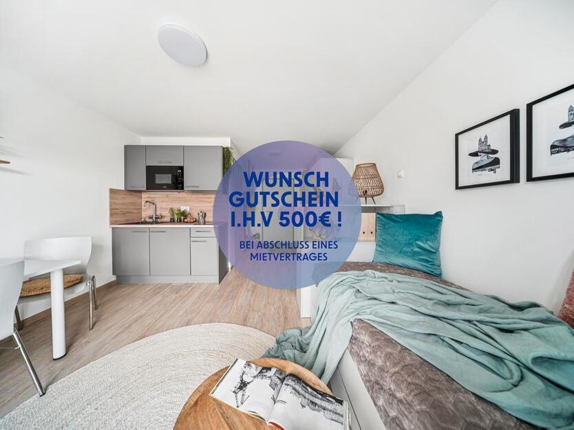 Zieh ein und freu dich über 250 € extra: Dein möbliertes 1-Zimmer Apartment in Magdeburg zimmer