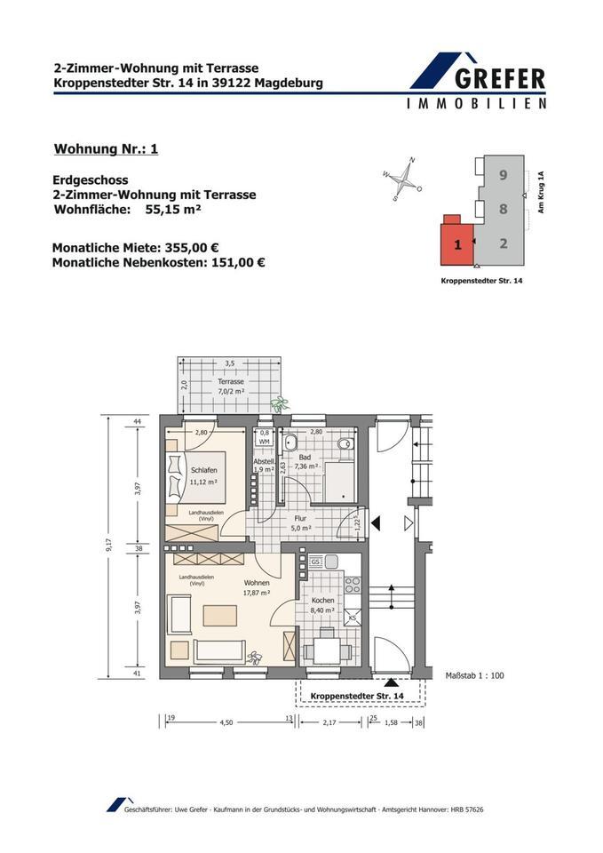 helle, modernisierte2--Zimmer- Whg. mit super Duschbad zimmer