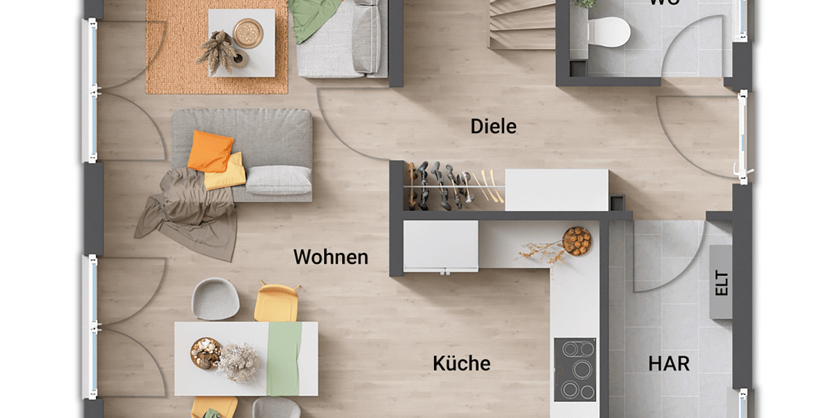 Einfamilienhaus Magdeburg Beyendorf-Sohlen - 4 Zimmer, 100 m&sup2;, 329.050&euro; | Angebot:26657830