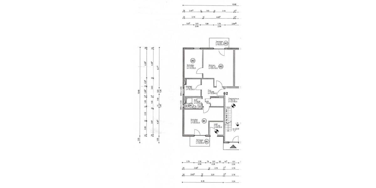 Terrassenwohnung Oschersleben - 3 Zimmer, 81 m&sup2;, 650&euro; | Angebot:26875265